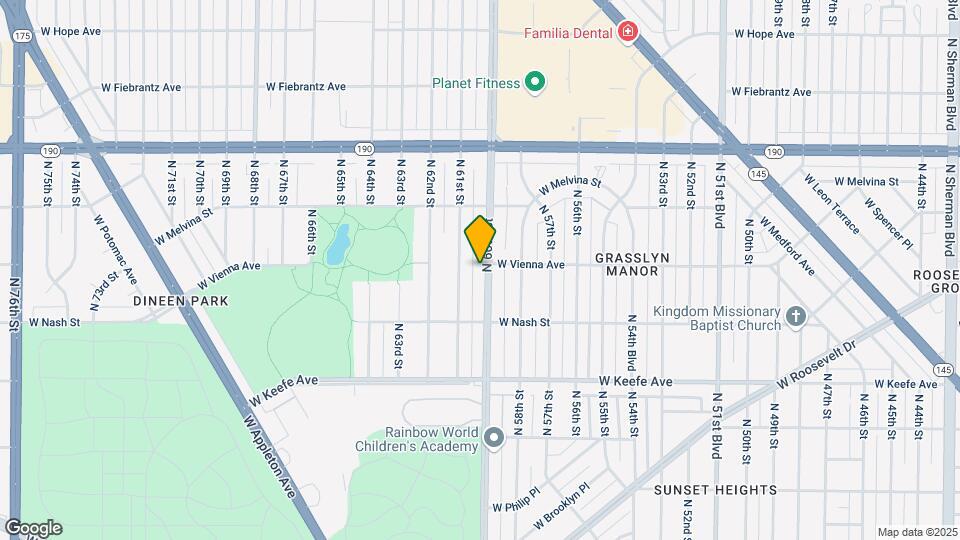 3777 N 60th St Map and Location Details