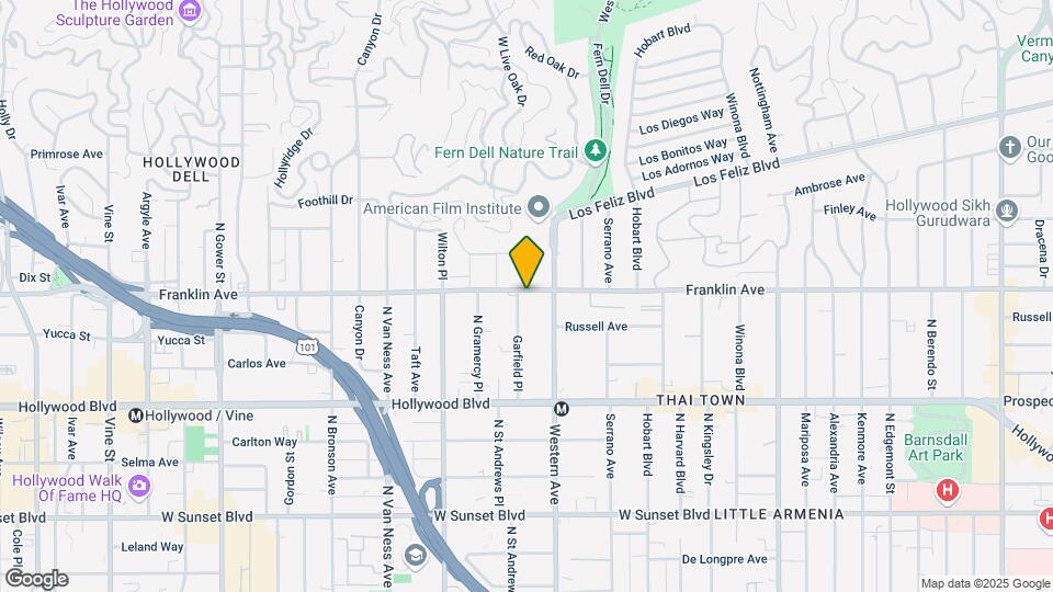 5536 Franklin Ave Mapa y Detalles de la Ubicación