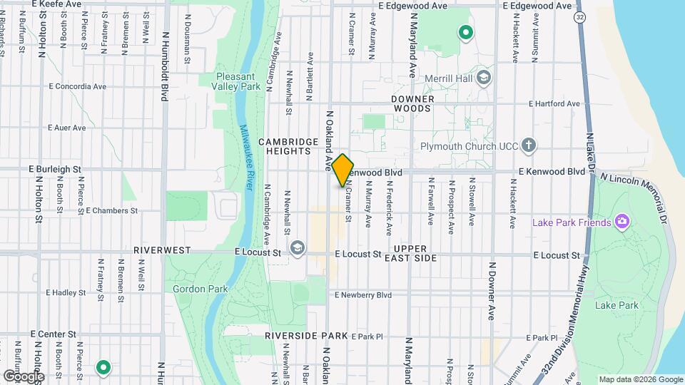 3039 N Cramer St, Unit 3039 Lower Map and Location Details