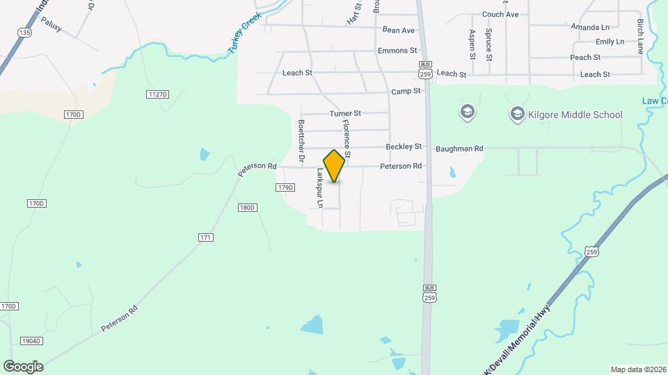 3411 Pinecrest Dr Map and Location Details