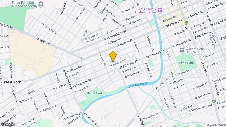 124 Cedar St Map and Location Details