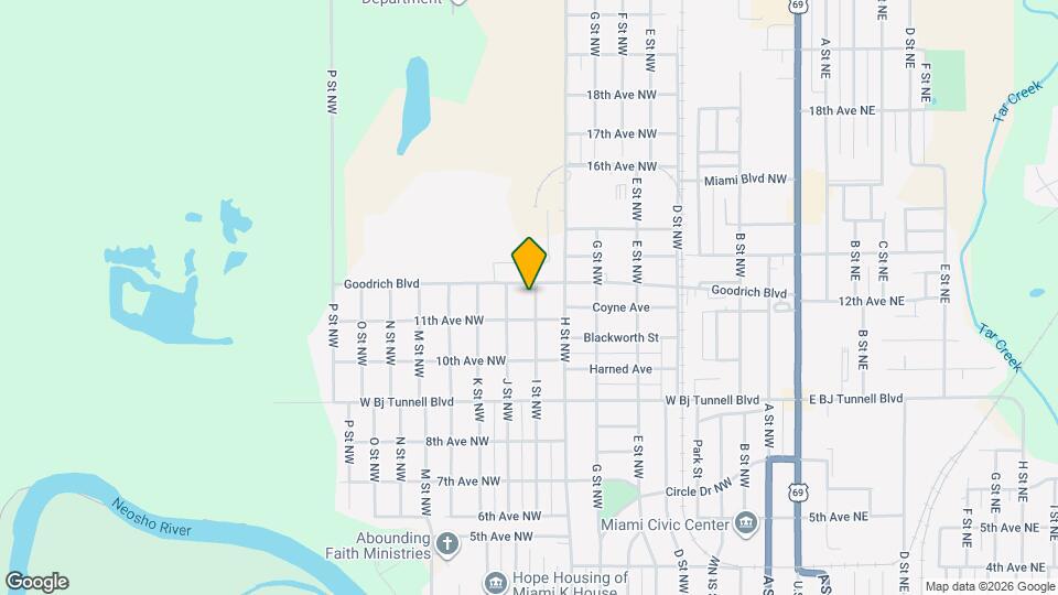 1117 I St NW Map and Location Details