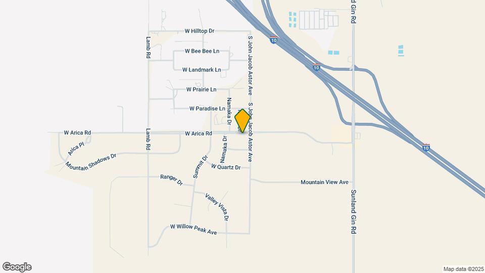 10525 W Arica Rd Map and Location Details