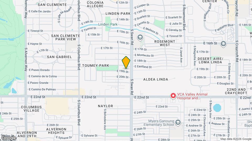 4633 E 19th St Map and Location Details