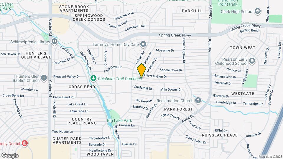 1429 Whitehall Dr Map and Location Details