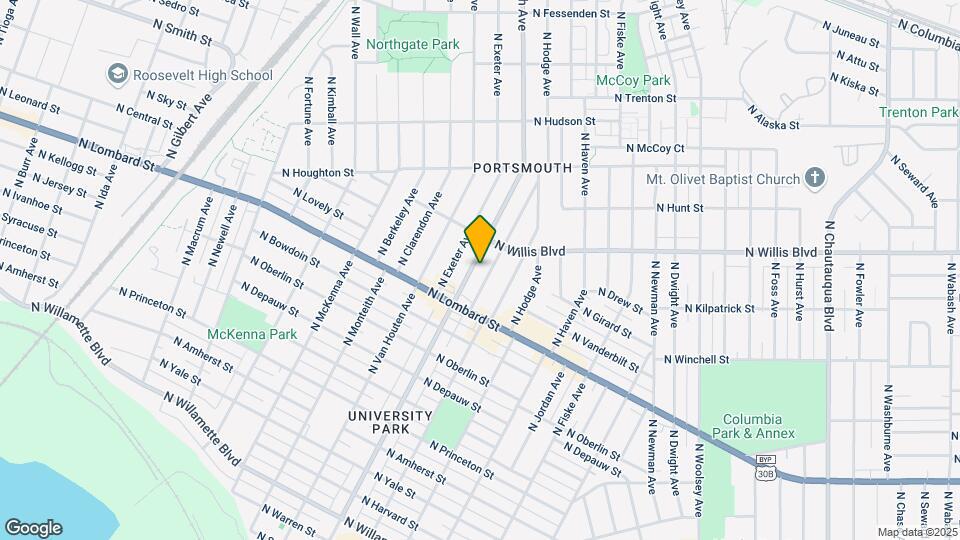7810 N Portsmouth Ave Mapa y Detalles de la Ubicación