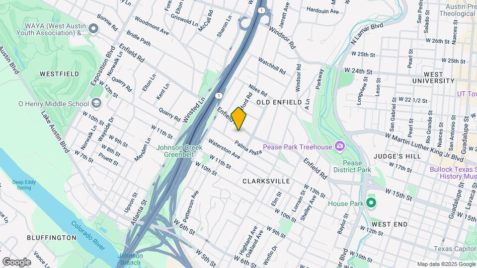 1711 Enfield Rd Map and Location Details