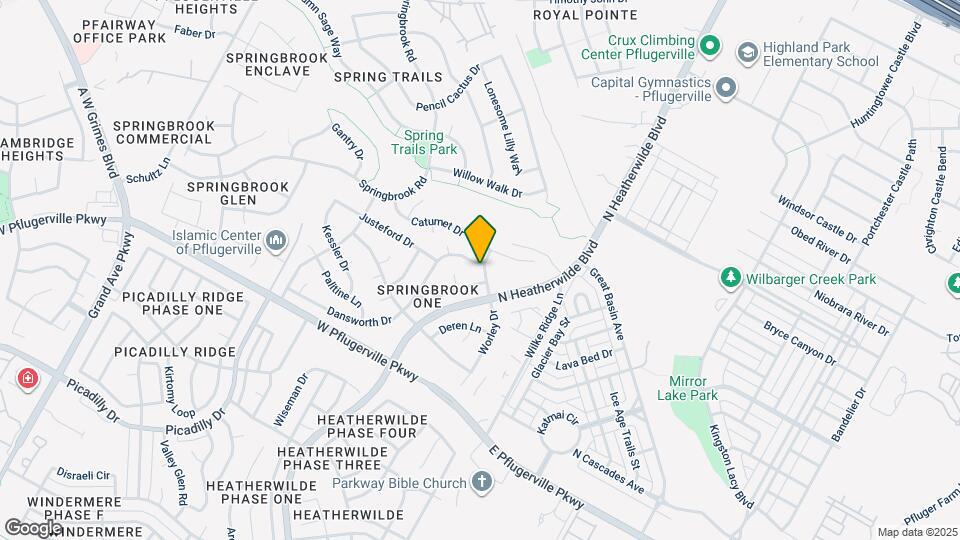 18017 Dansworth Dr Map and Location Details