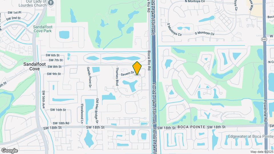 8116 Severn Dr Mapa y Detalles de la Ubicación