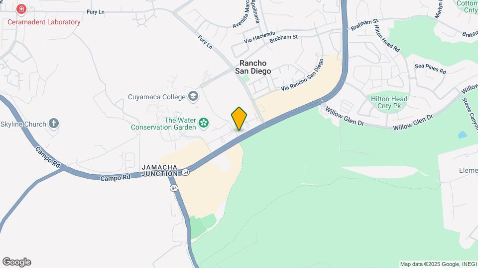 12190 Cuyamaca College Dr E Map and Location Details