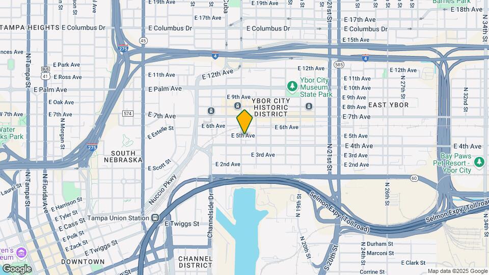 1503 E 5th Ave Map and Location Details
