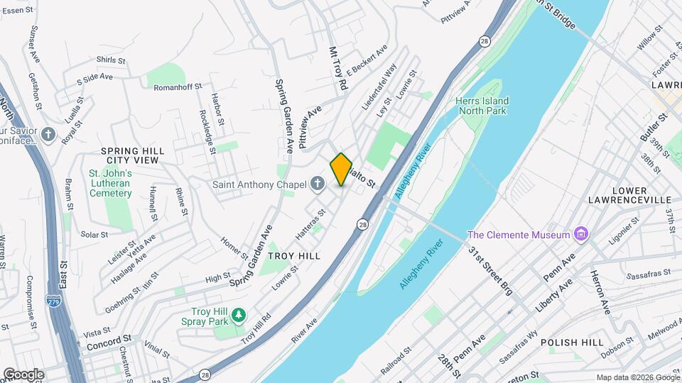 1810 Ley St Map and Location Details