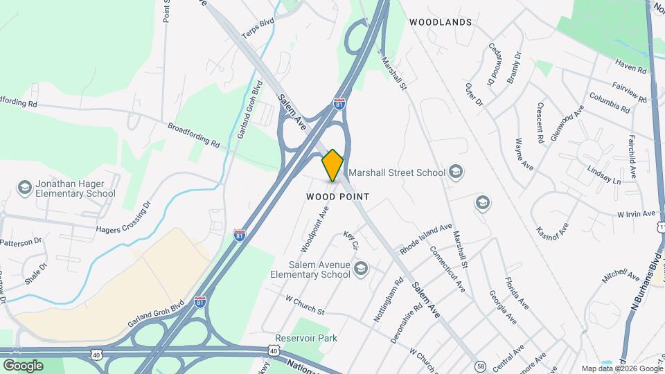 1501 Broadfording Rd Map and Location Details