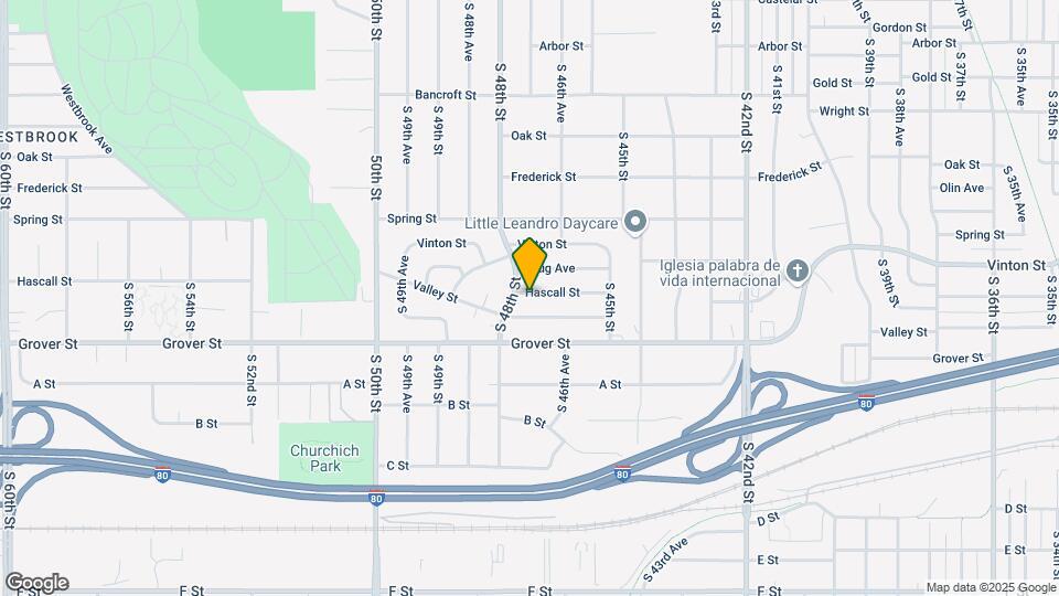 4635 Hascall St Map and Location Details