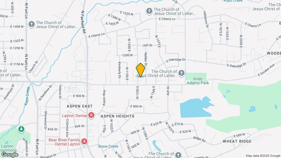 1064 N Nayon St Mapa y Detalles de la Ubicación