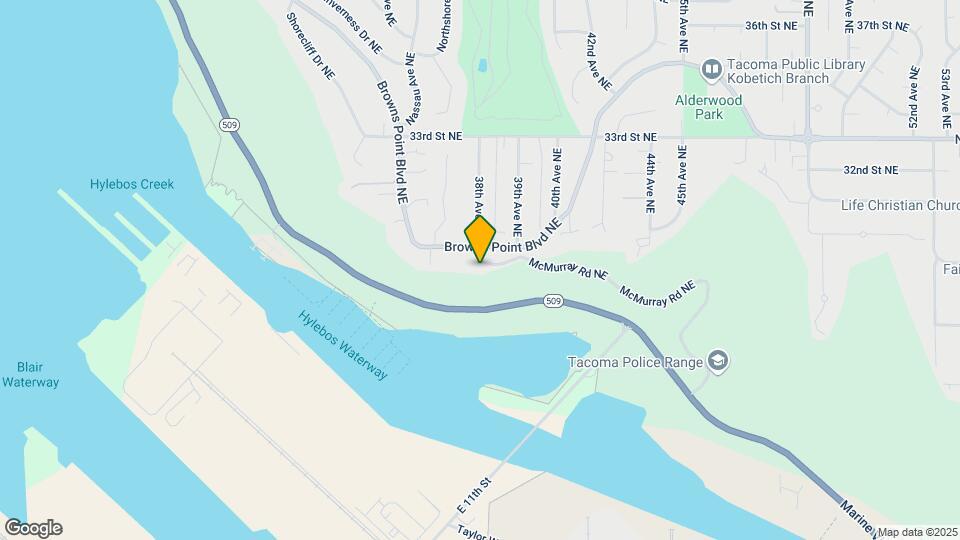 Rainier Sound View Apartments Mapa y Detalles de la Ubicación