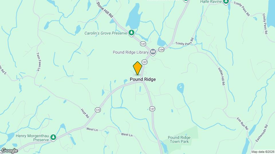 1 Pound Ridge Rd Map and Location Details