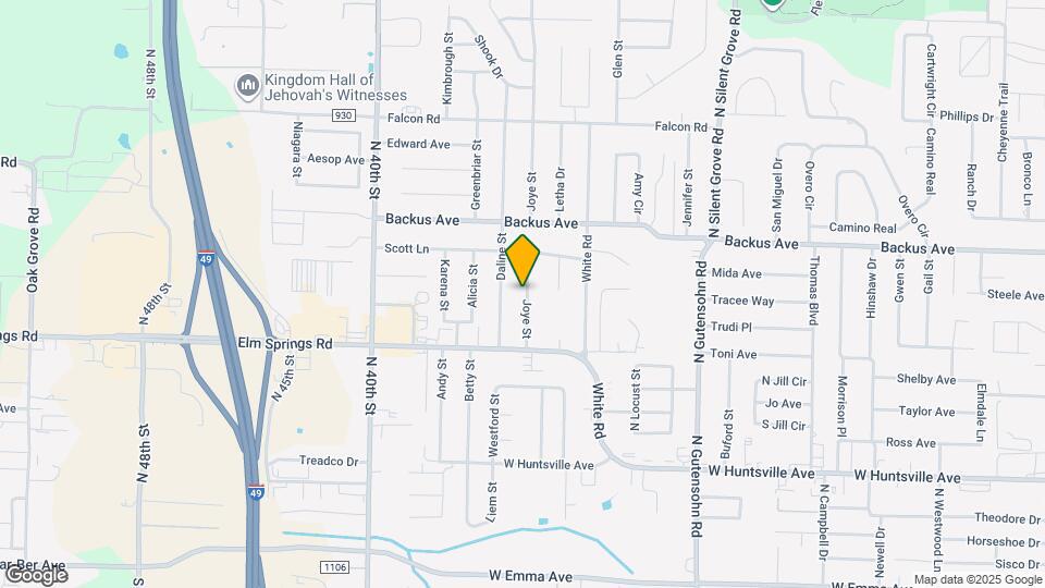 1006 Joye St Map and Location Details