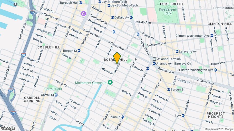 254 Bergen St Map and Location Details