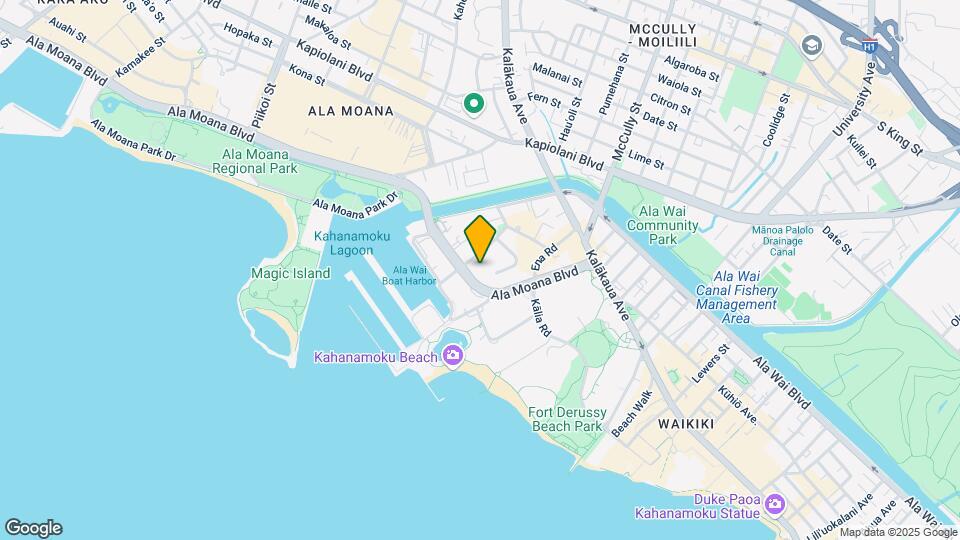 1778 Ala Moana Blvd, Unit 4115 Map and Location Details