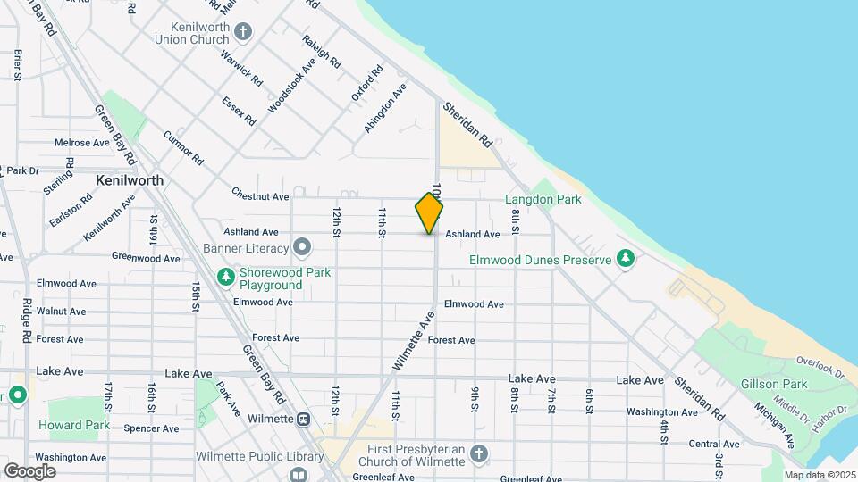 1005 Ashland Ave Map and Location Details