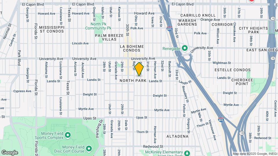 3720 Grim Ave Map and Location Details