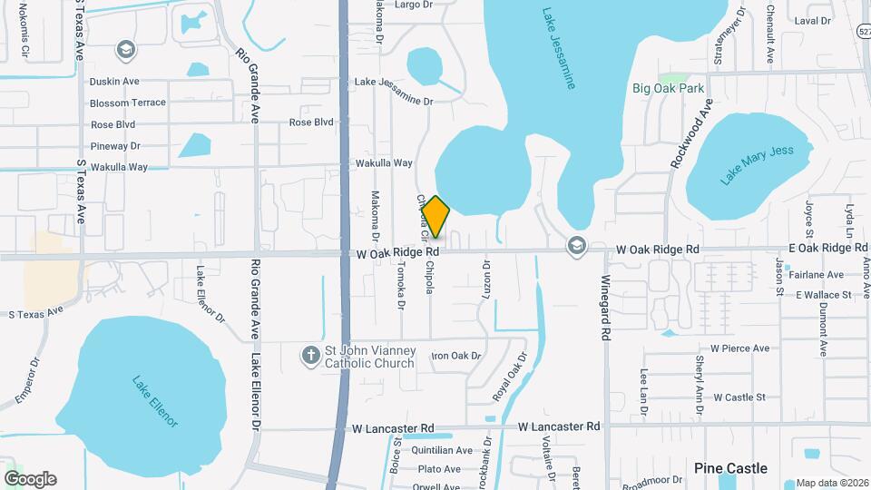 925 W Oak Ridge Rd Map and Location Details