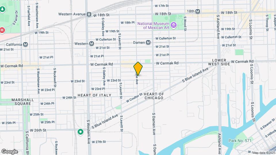 2058 W 23rd St Map and Location Details