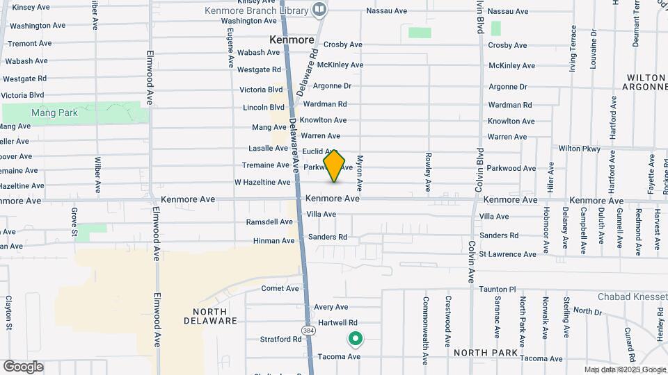 55 E Hazeltine Ave Map and Location Details