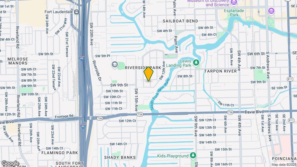813 SW 14th Ave-Unit -1 Mapa y Detalles de la Ubicación