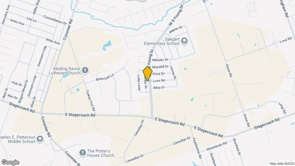 6104 Alexus Dr Map and Location Details