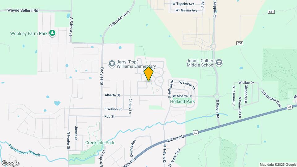 1190 S Gentle Valley Dr Map and Location Details