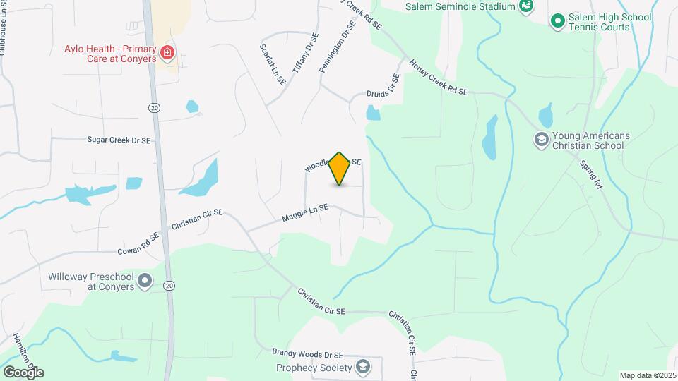 1233 Woodland Ct SE Map and Location Details