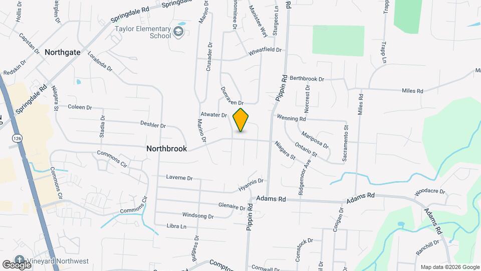 2836 Niagara St Map and Location Details