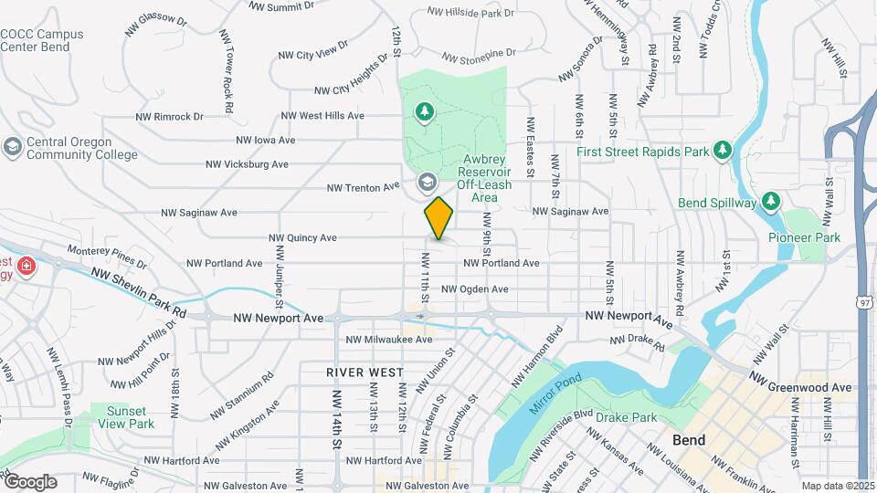 1061 NW Quincy Ave Map and Location Details