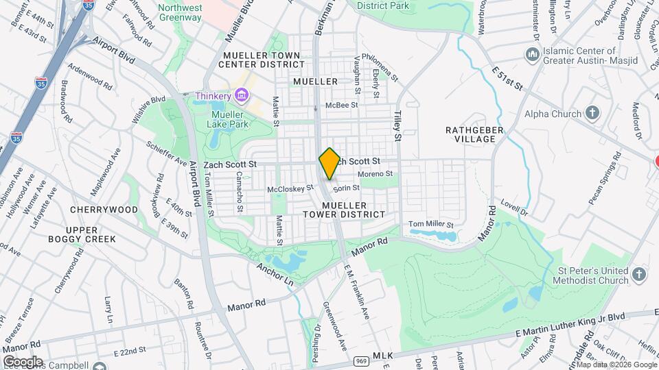 4021 Berkman Dr Map and Location Details