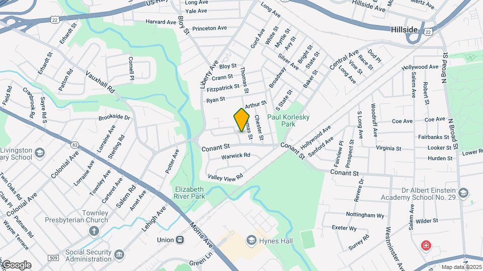 545 Plymouth Rd Map and Location Details