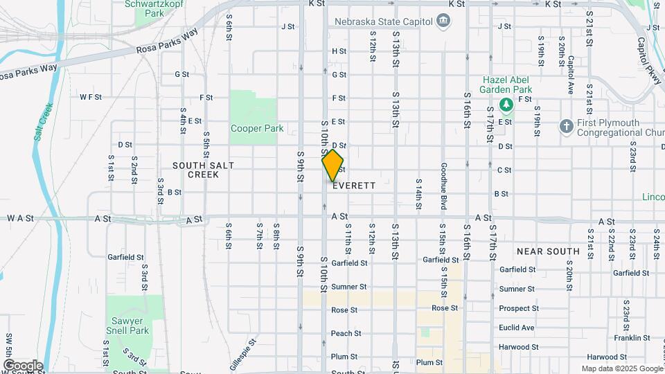 1016 B St Map and Location Details