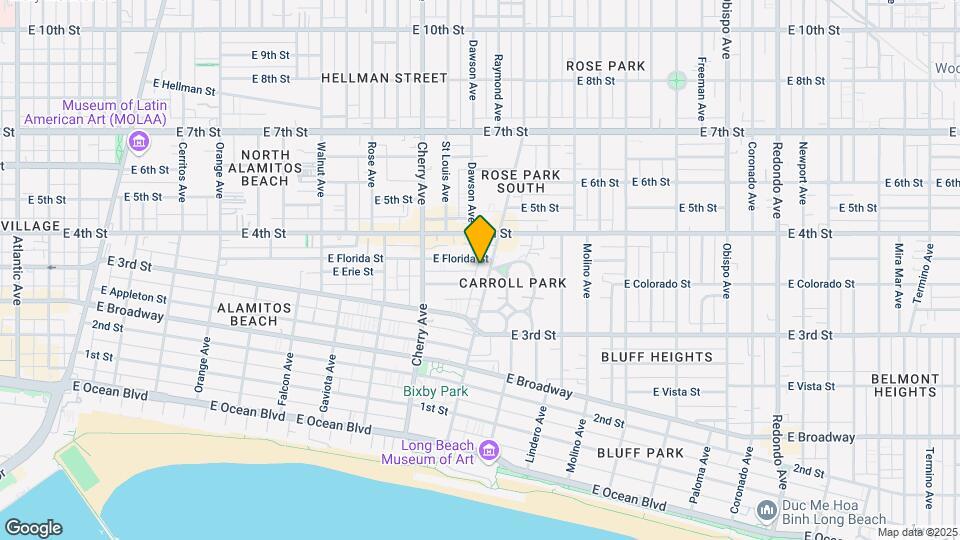 347 Junipero Ave, Unit Cottage Carrol Park Map and Location Details