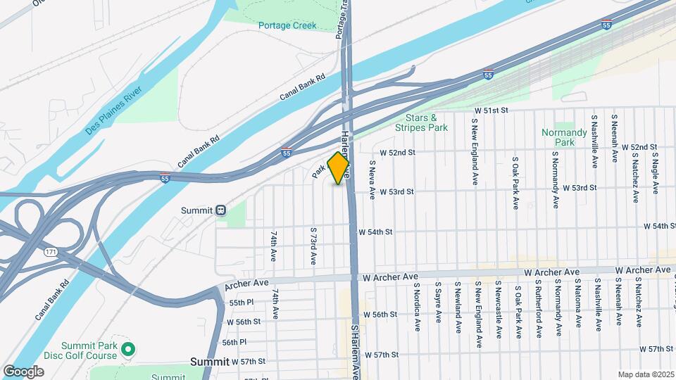 5305 S 72nd Ct Map and Location Details