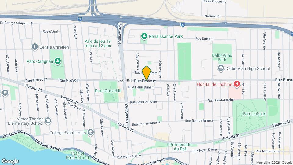 2835-2855 Provost Rue Map and Location Details