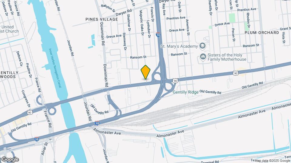 St. James on Chef Menteur Map and Location Details