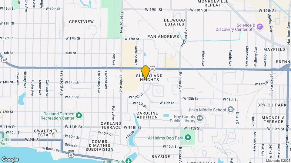 1400 Gulf Ave Mapa y Detalles de la Ubicación