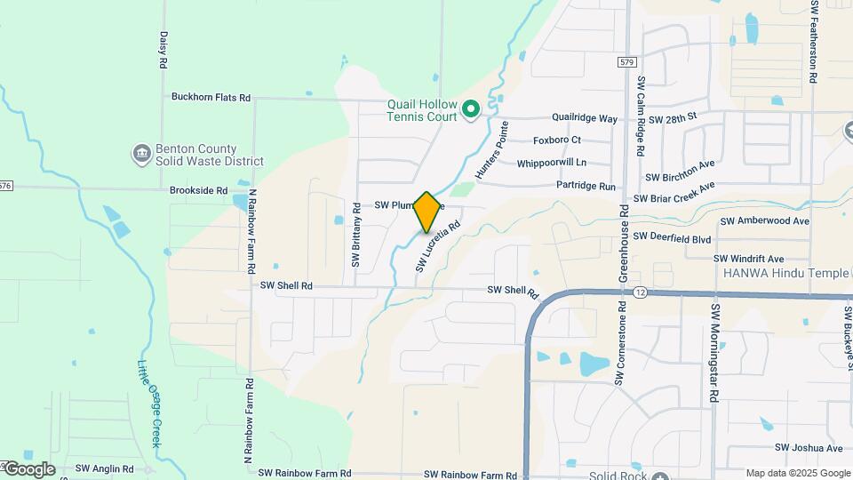 3500 SW Lucretia Rd Map and Location Details