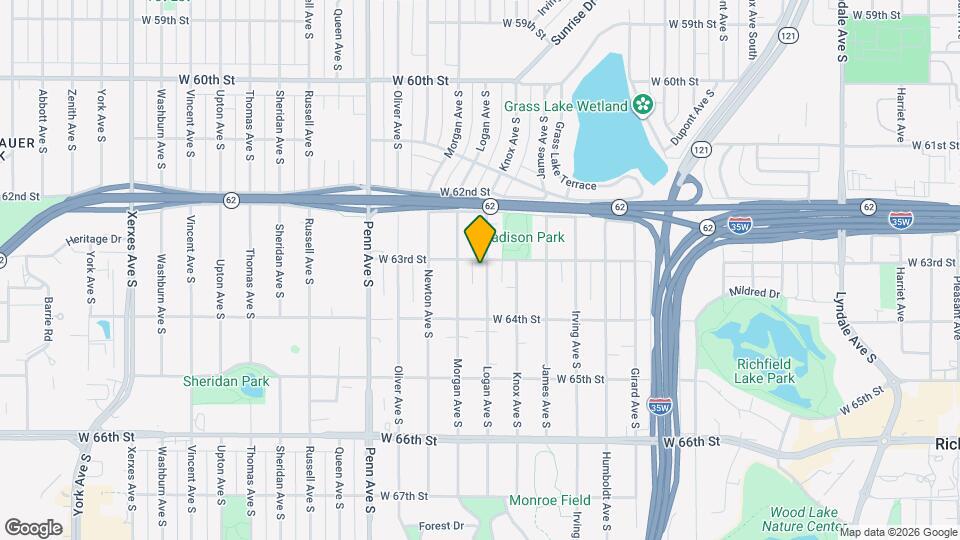 6308 Logan Ave S Map and Location Details