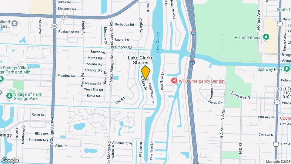 7710 W Lake Dr Map and Location Details