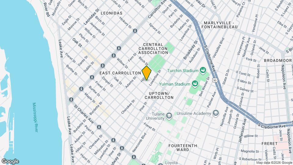 7517 Willow St Map and Location Details