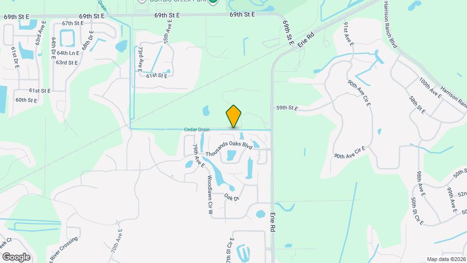 8034 56th Ct E Map and Location Details