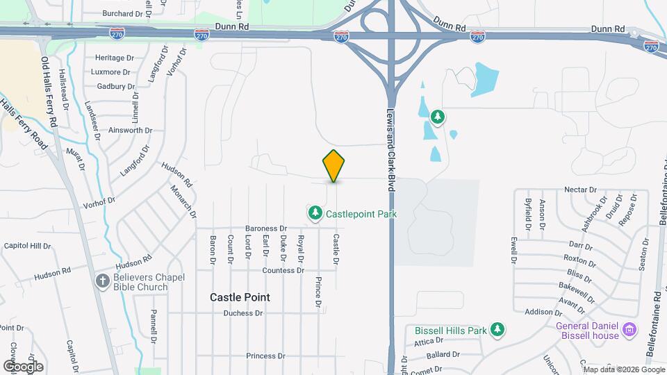 10557 Castle Dr Map and Location Details