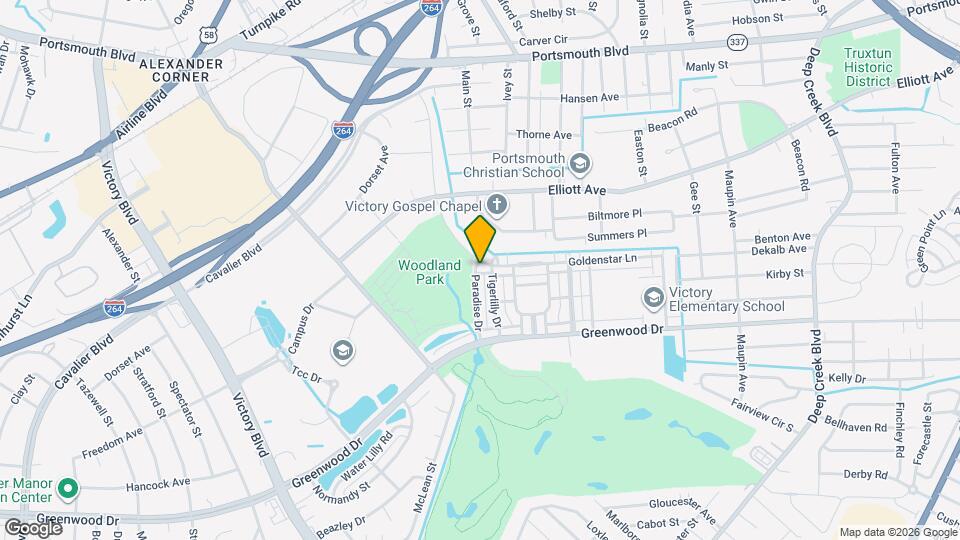 282 Paradise Dr Map and Location Details